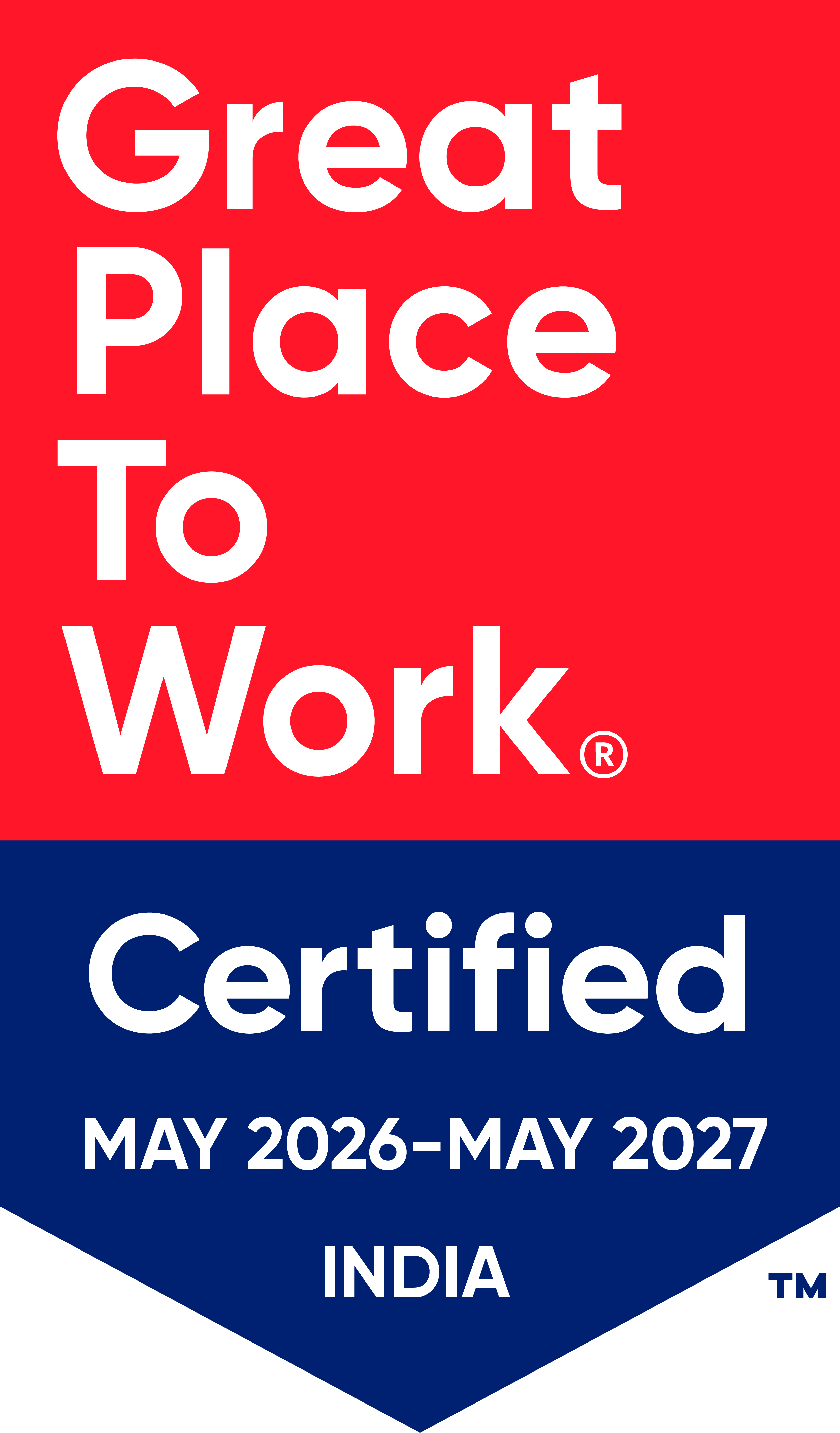 Great Place To Work Certified 2025, India